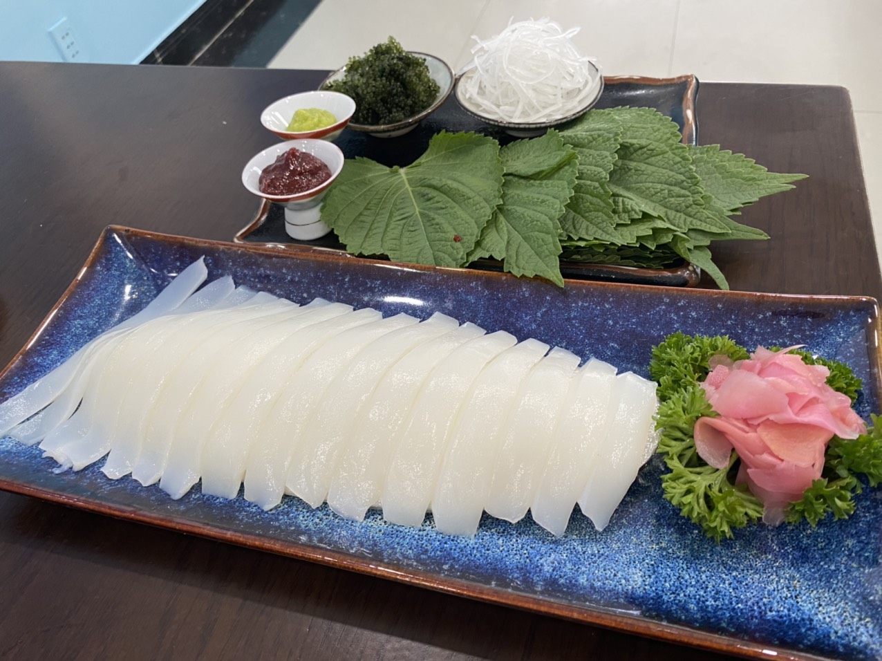 Cách làm mực nhảy Sashimi